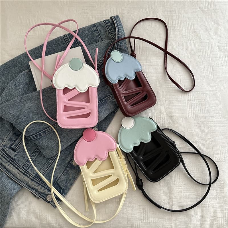 Trendy Crossbody Bag for Women 2025 Summer New Fashionable Cute Korean Style Small Bag Ins Textured Phone Bag