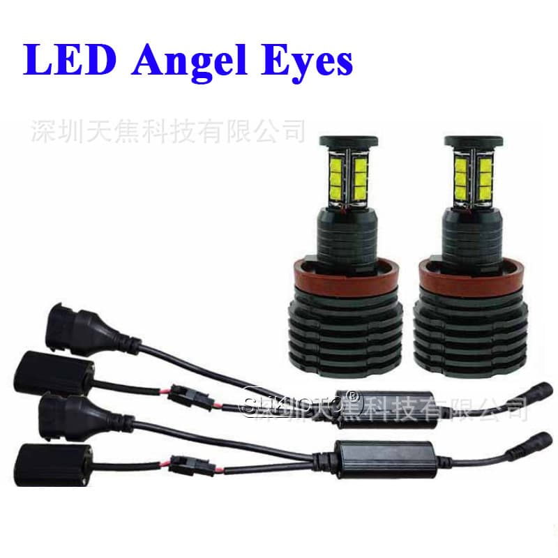 Cross-border Source LED Angel Eyes 120W White Light for BMW 3/5/7 Series E92 E82 H11 Light Source LED