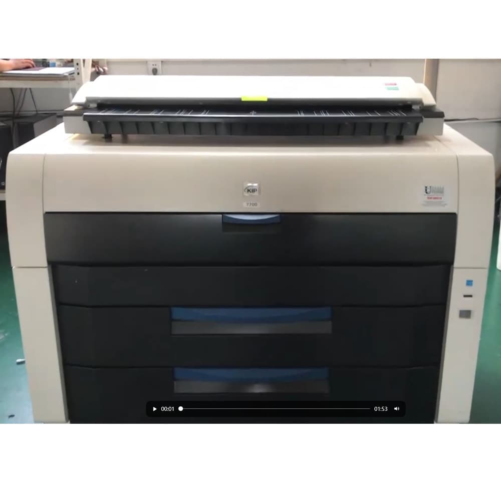 KIP 7170/7700 Digital Laser Engineering Copier Blueprint Large Format Printer Plotter