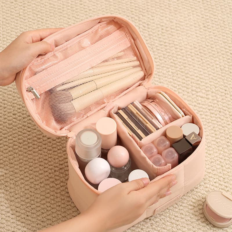 Runhui New Cloud Sky Lid Cosmetic Bag Handheld Cosmetic Bag Cosmetics Storage Bag Large Capacity