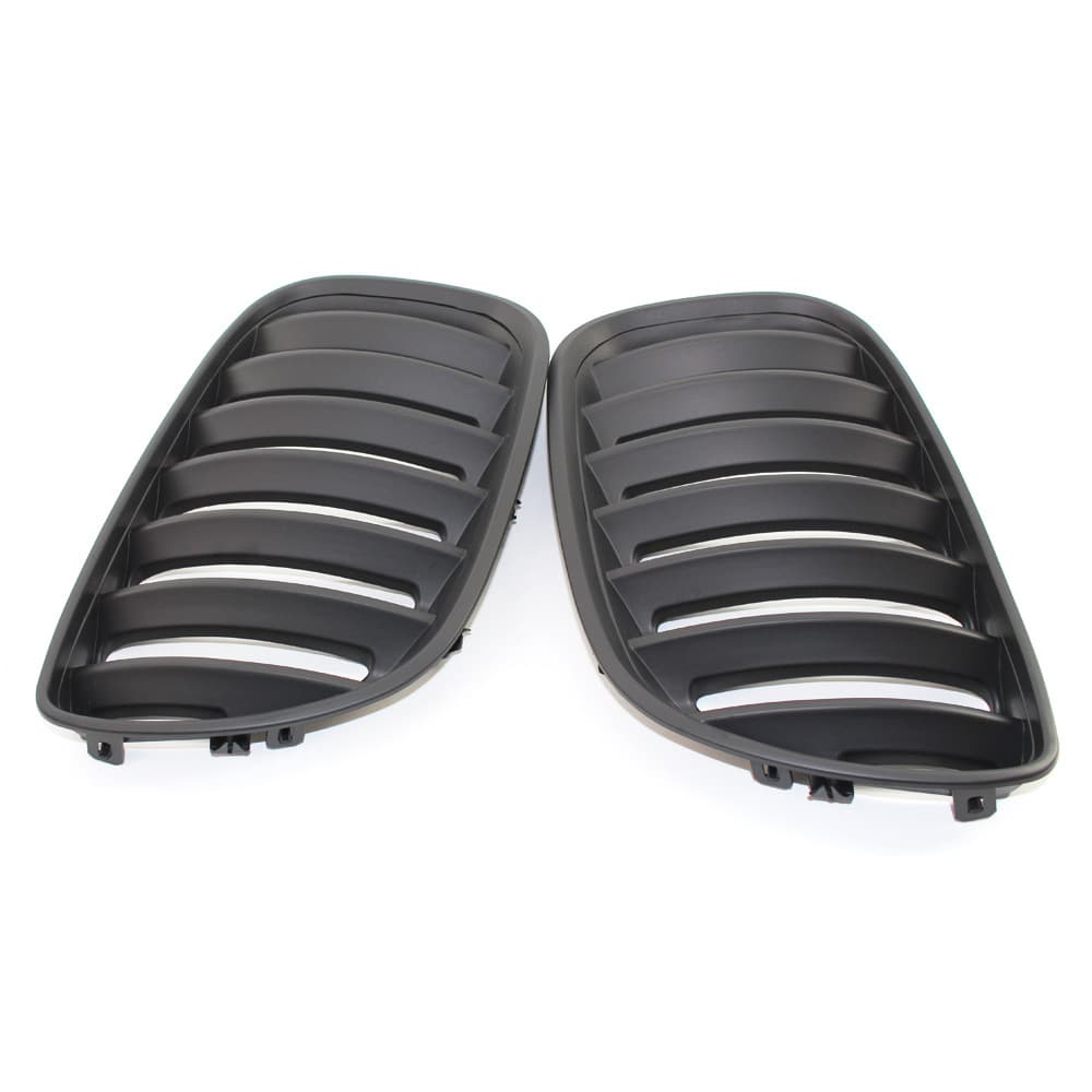 For 2004-2006 BMW X5 E53 Grille, Modified Matte Black Grille Air Intake Grille 51137113733