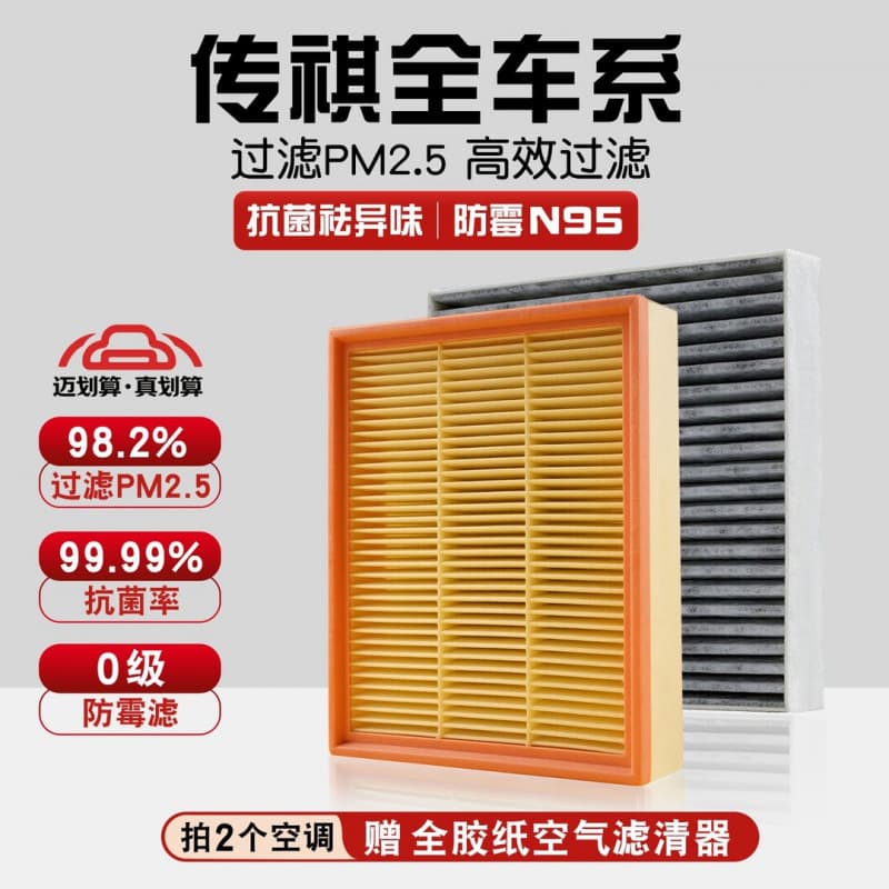 Compatible with GAC Motor GS4, GS5, GS8, GA5, GA4, GA6, GM6, GM8 Activated Carbon Air Conditioning Filter