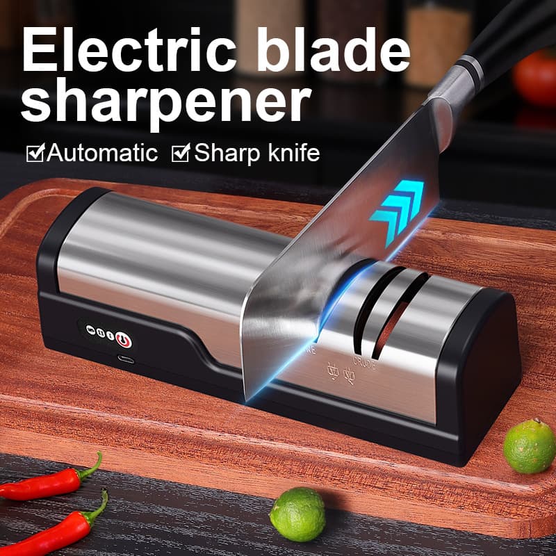 Cross-border new electric knife sharpener high-precision multi-functional household portable knife sharpener usb electric knife sharpener