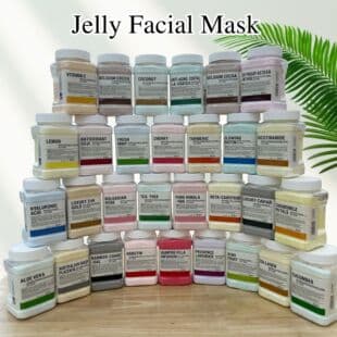 Cross-border Trade Petal Crystal Jelly Mask Powder Vampire Anti-aging Water Light Brightening Soft Mask Powder 300g Wholesale