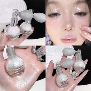 DIKALU Air Cushion Spray Highlighter Galaxy Glitter Spray Collarbone Glitter Spray Top Choice for Children's Day Stage Makeup