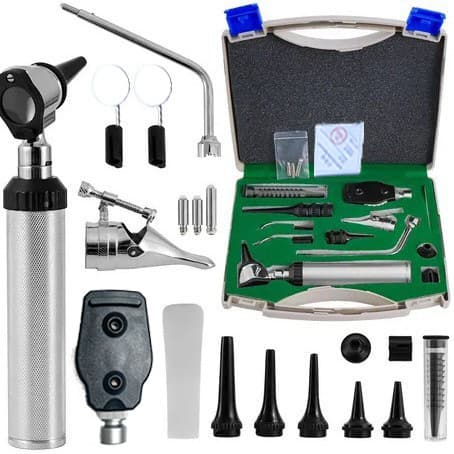Facial features examination set, ophthalmoscope, ophthalmoscope, nasal dilator, laryngoscope diagnostic device, small animal examination tool