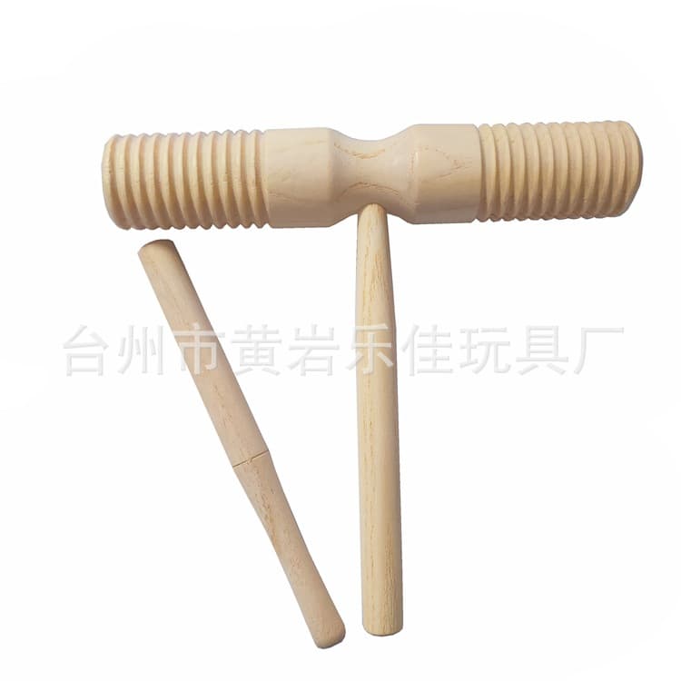 Manufacturer Supply Wooden Double-Tone Block, Orff Percussion Instrument Two-Way Block, Percussion Instrument Double-Tone Block
