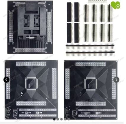 128p EC/IO socket ZIF socket + 2 debug PCBs original SVOD4 brand new