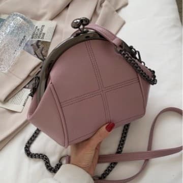 Vintage Chain Bag Women 2024 New Fashion Patchwork Embroidered Handbag Shoulder Bag Crossbody Bag Shell Bag Small Bag