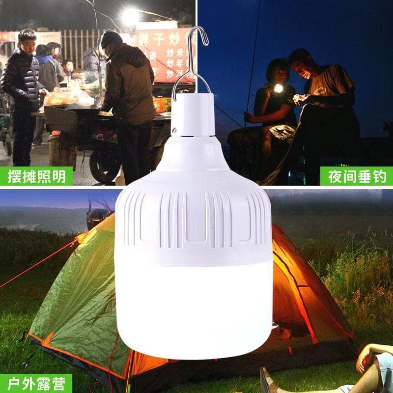 [Exclusively available in Lightning Warehouse] Rechargeable outdoor street stall night market emergency light city market event rechargeable light bulb