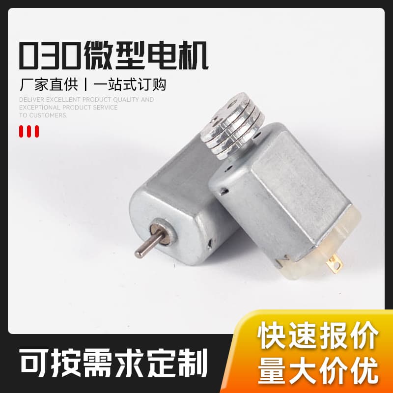 FS030 micro motor toy educational rail car DC motor small fan micro motor facial cleansing instrument beauty instrument