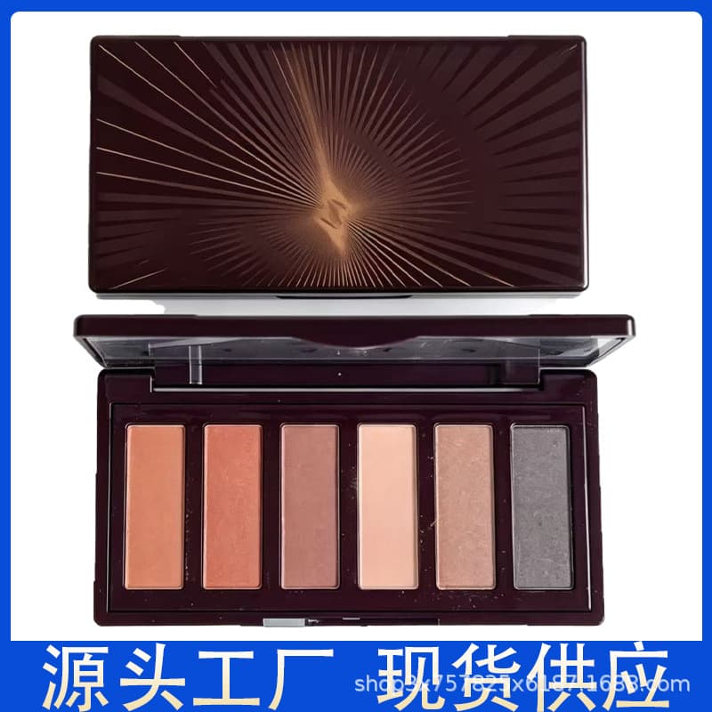 [Cross-border foreign trade] C's six-color eyeshadow palette 8.2g matte whitening and easy-to-color beauty makeup wholesale