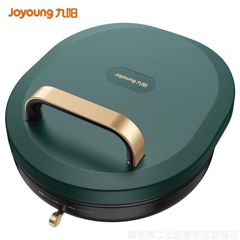 Joyoung's best-selling GK115 electric griddle, a household double-sided heating pan with a 26cm deep baking tray, perfect for making pancakes and crepes.