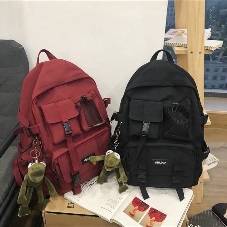 Korean Style Large Capacity Backpack for Women, Middle School, High School, and College Students, Casual Travel Backpack for Men