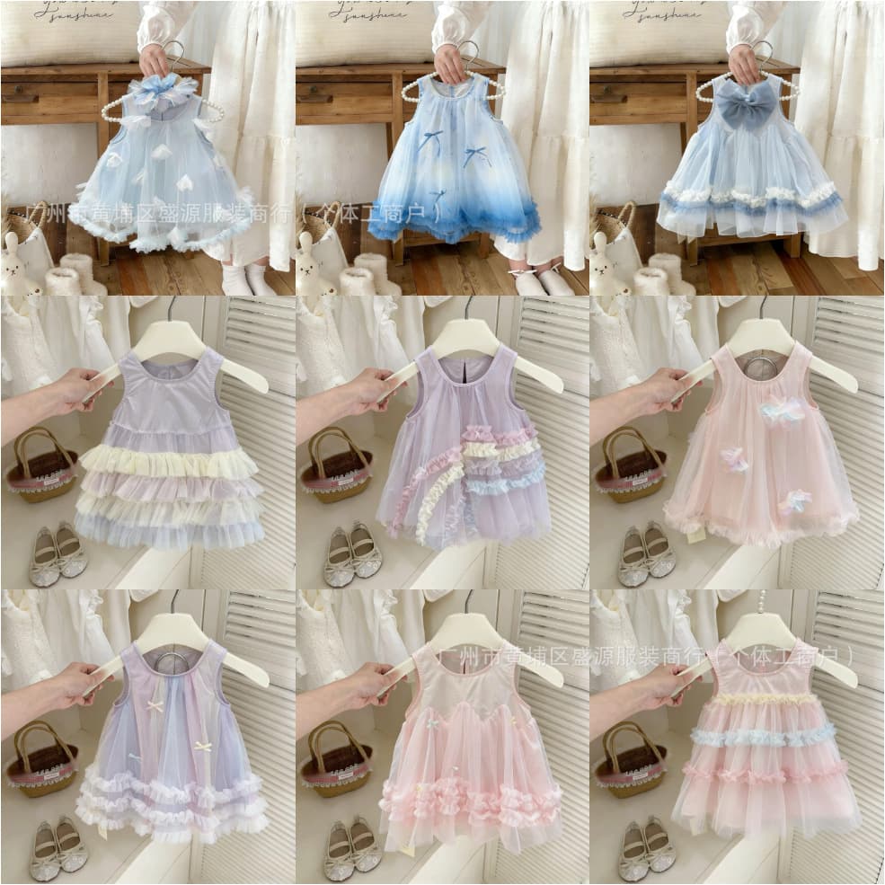 Summer Girl's Dress Children's Clothing Baby Girl Dress