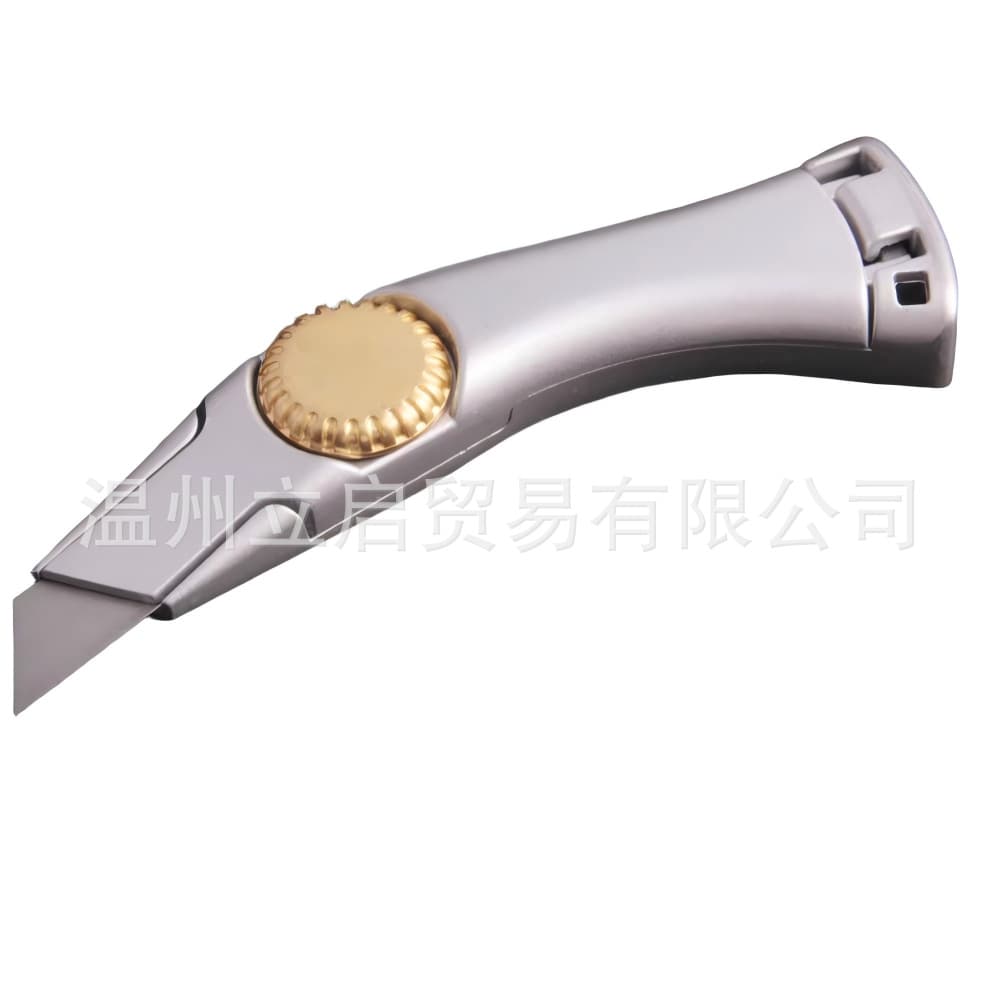 Aluminum Alloy Heavy-Duty Utility Knife Roofing Tool Fixed Trapezoid Blade Knife Color and LOGO Optional