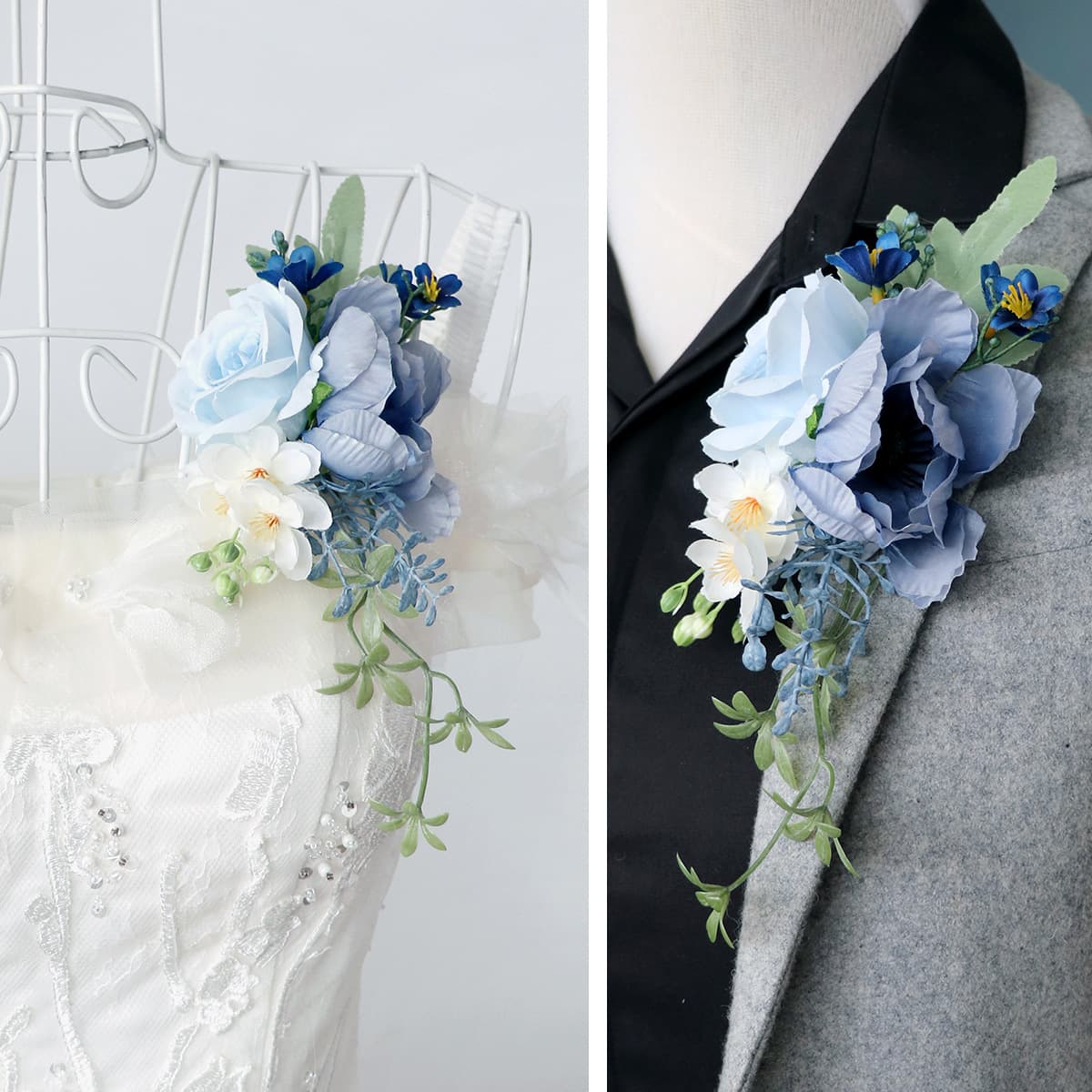 Cross-border bride, bridesmaid, wedding shoulder flower, groom's corsage, artificial flower, banquet, dance, sister's bestie's dress, decorative flower