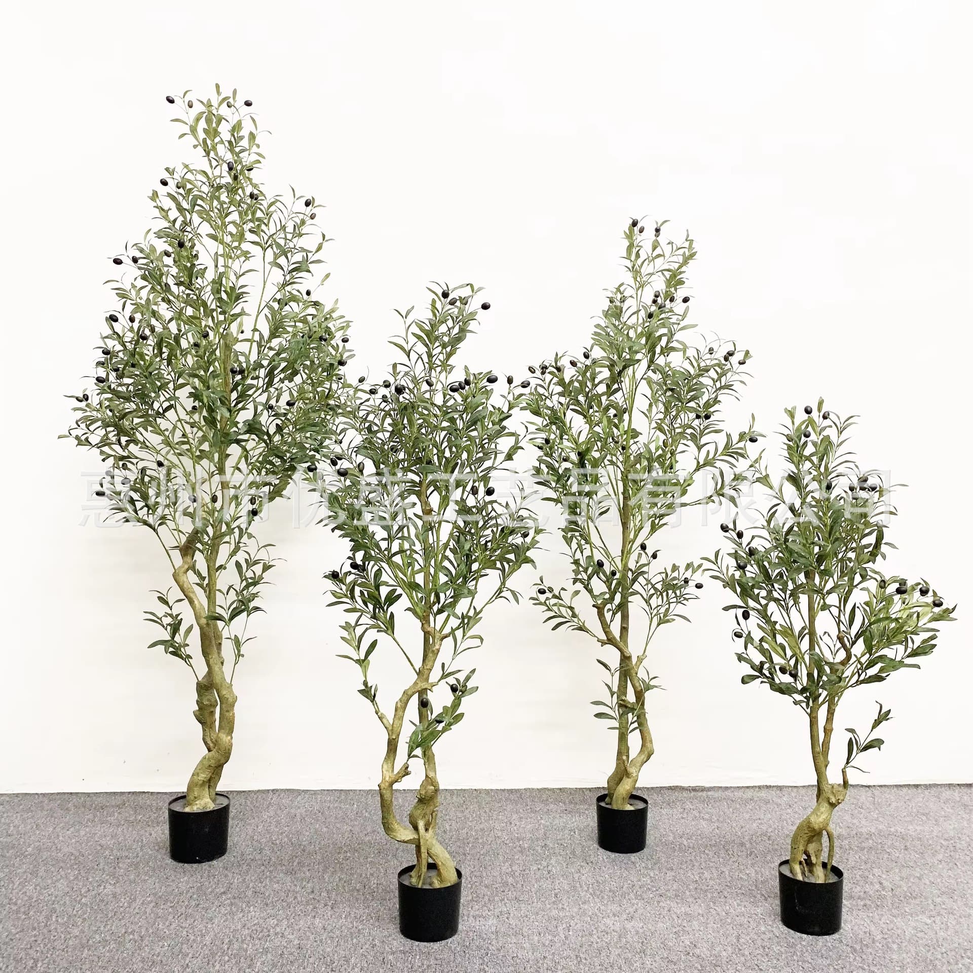 Artificial Olive Tree Nordic Style Home Decoration Fake Olive Tree Ornament Storefront Decoration Fake Green Plant Potted