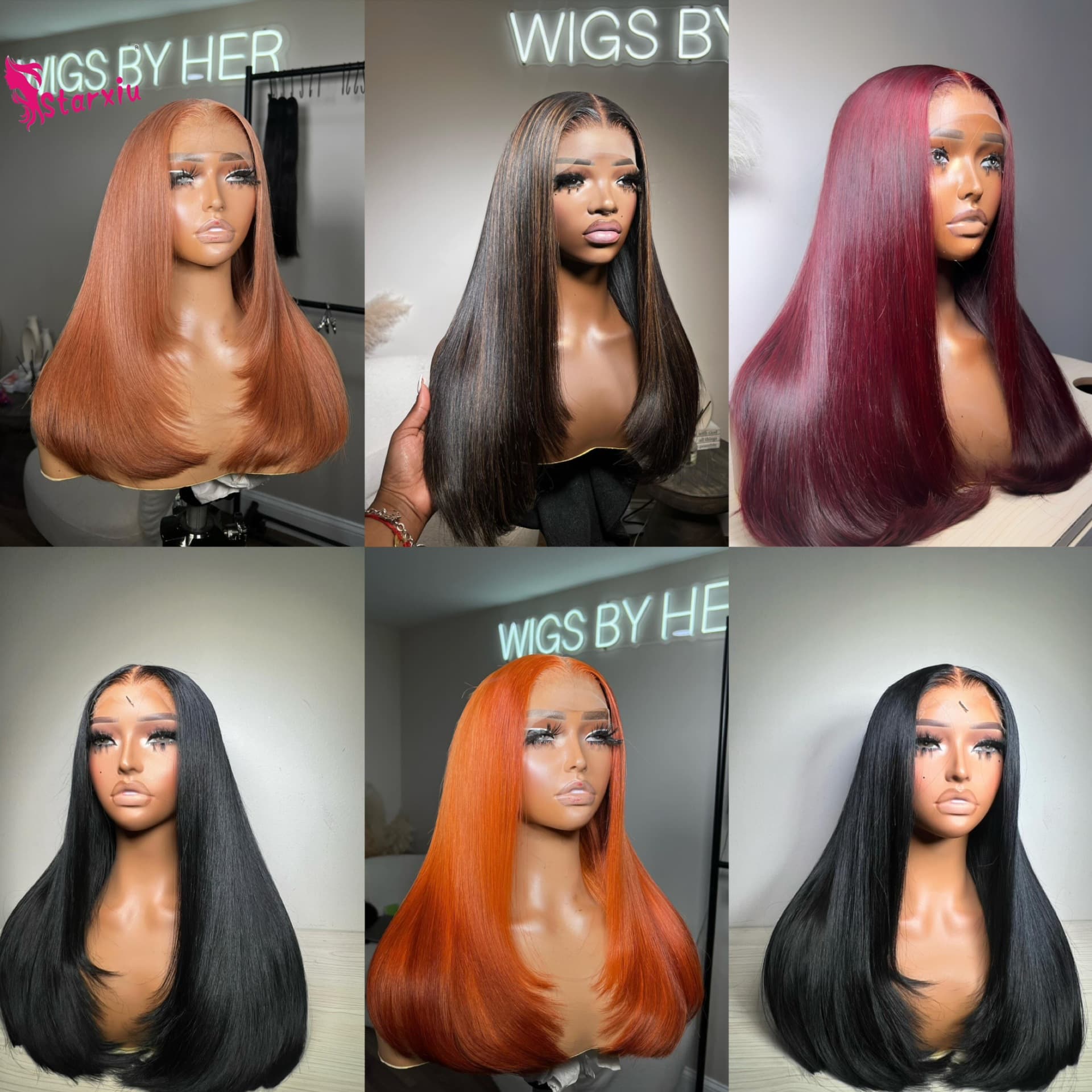 DD Vietnam Hair Lace Wig Front Lace Wig African Wig Layered Cut Real Human Hair