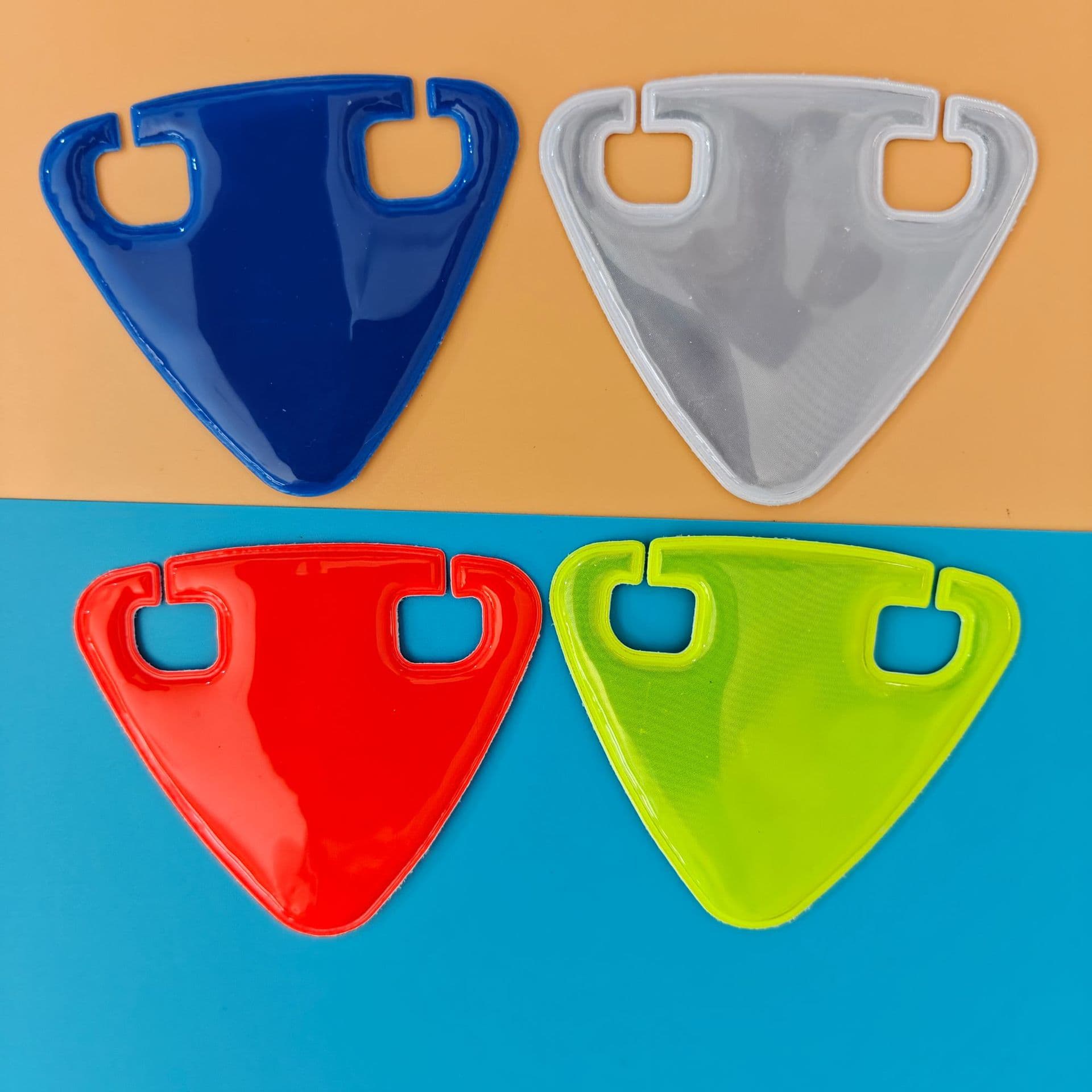 Night riding reflective pendant tripod bicycle accessories travel safety warning accessories highlight customized logo