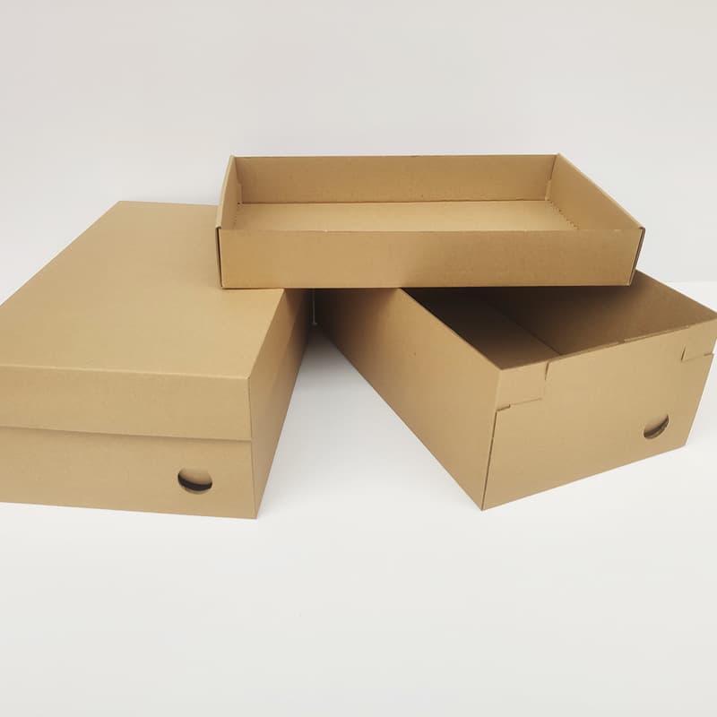 Free shipping on top and bottom shoe boxes, cardboard boxes, kraft paper corrugated shoe storage and express packaging boxes. In stock and logo printing available.