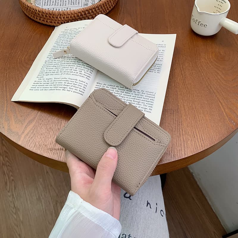 New Women's Wallet Short Wallet Women's Premium Card Holder Integrated Fashion PU Wallet Small Wallet for Women