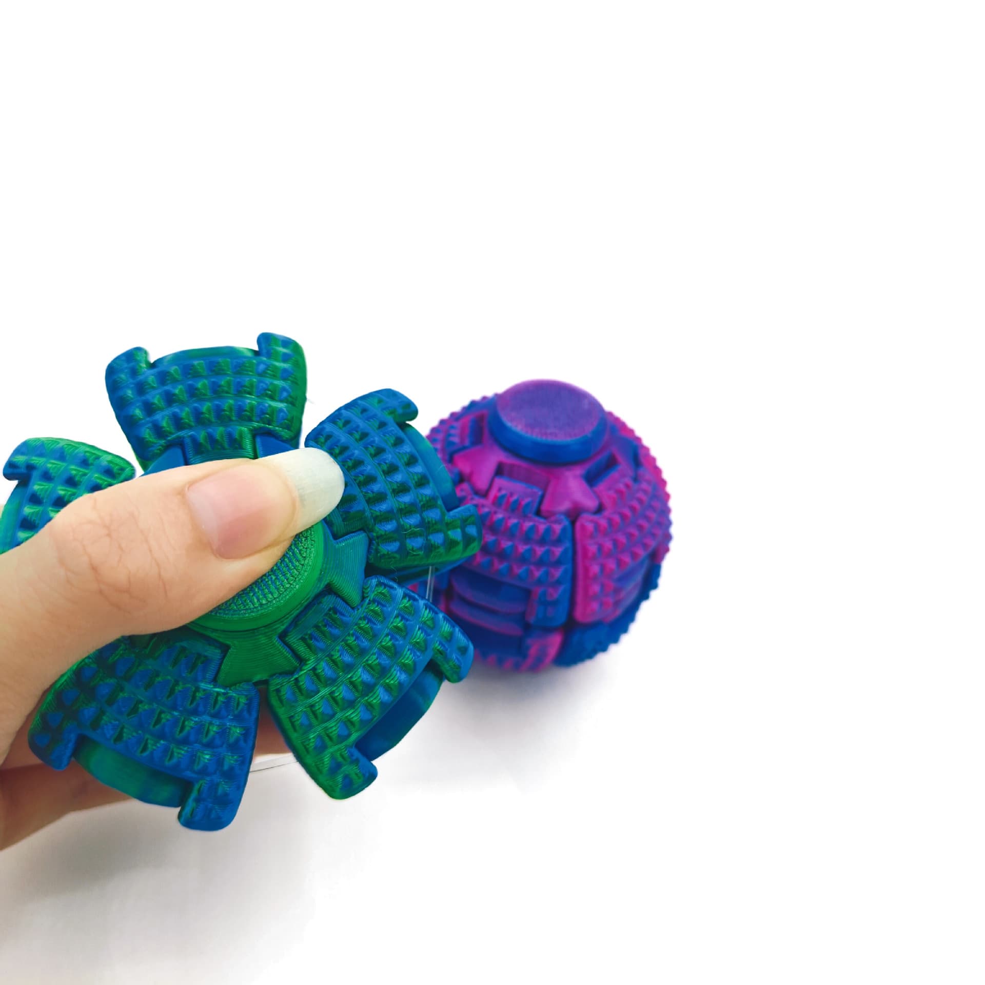 Hot Selling Press Rotating Pain Relief Ball New Decompression Fidget Spinner Cross-Border Popular 3D Printed Magic Gadget