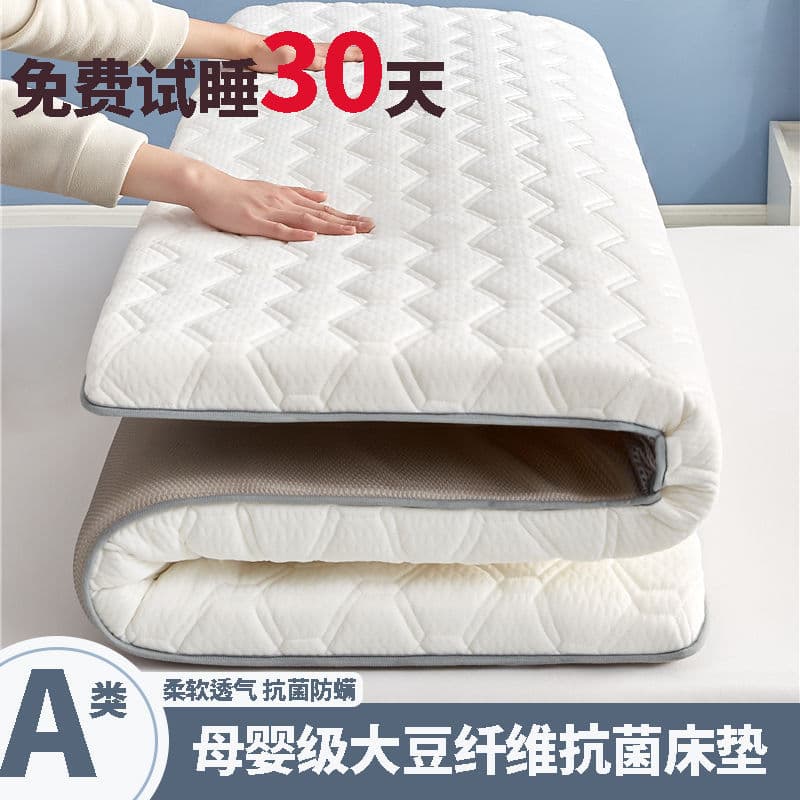 All-Season Mattress for Home Use, Extra Thick Soft Pad for Student Dormitory, Single/Double Memory Foam Sponge Mattress, Underlay Mattress