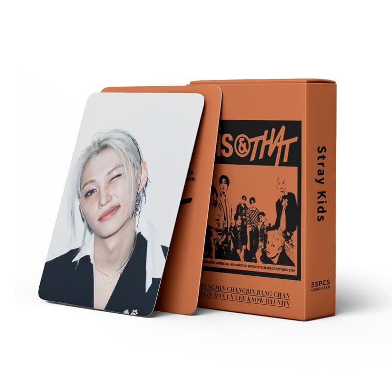 Large Stock New 55pcs SKZ My Breath Album Photocard KPOP Star Merch LOMO Collectible Card
