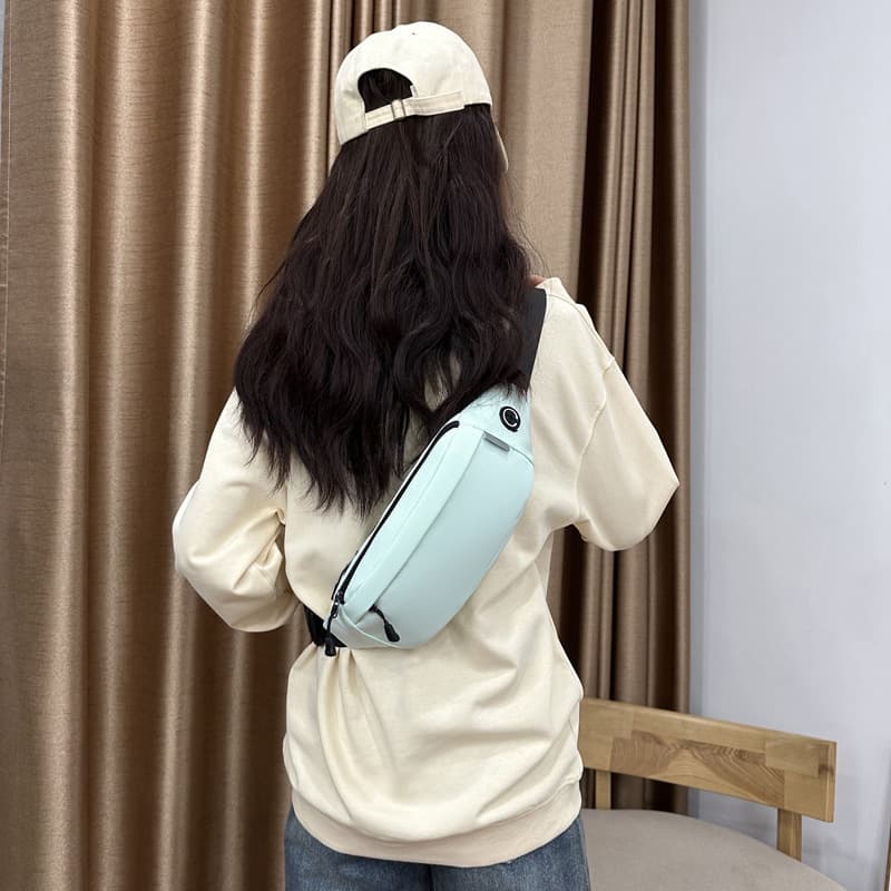 New Outdoor Leisure Sports Waist Bag for Men, Portable Travel Running Chest Bag for Women, Cycling Crossbody Phone and Coin Purse