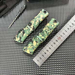 Hot-selling MICROTECH Combat Troodon 3 Camo Handle Aluminum OTF Multi-functional Knife Sheath EDC Accessories