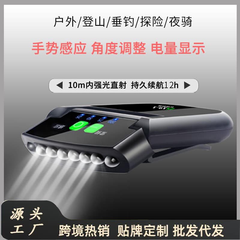 Induction Cap Clip-on Fishing Night Light Rechargeable Brightness Led Super Bright Hat Brim Headlamp Waterproof Baiting Lamp