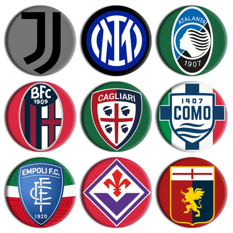 Serie A football club logo badge