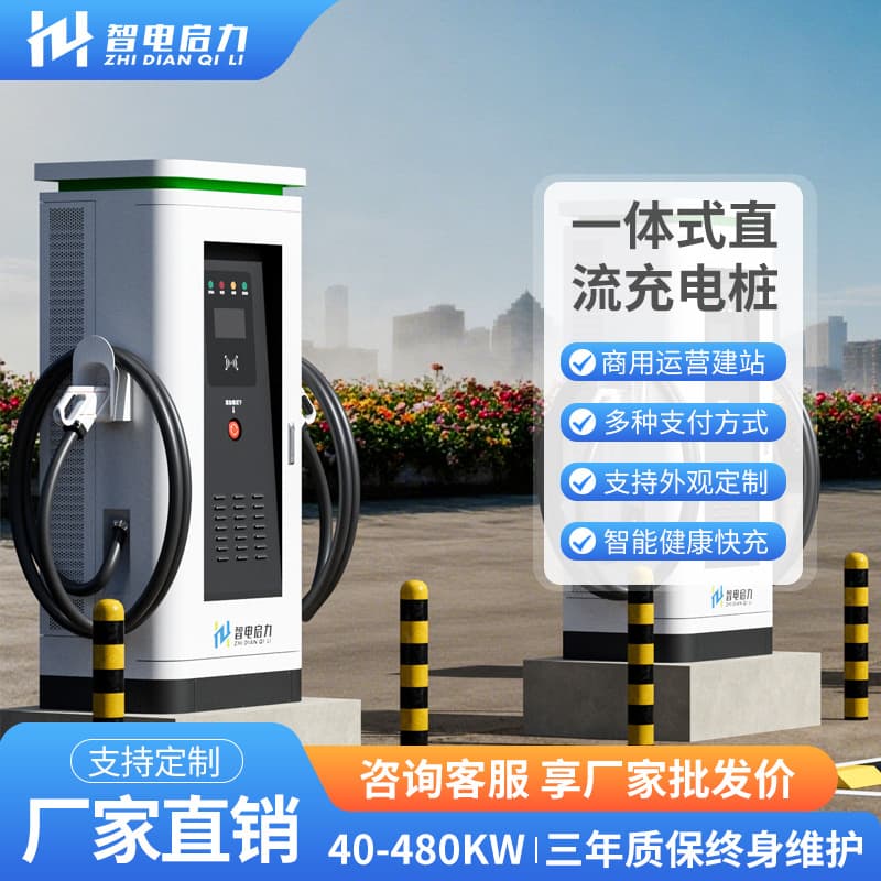 ZhiDian QiLi DC Charging Pile 40KW-480KW Dual-Gun Integrated High-Quality Materials Good Reputation