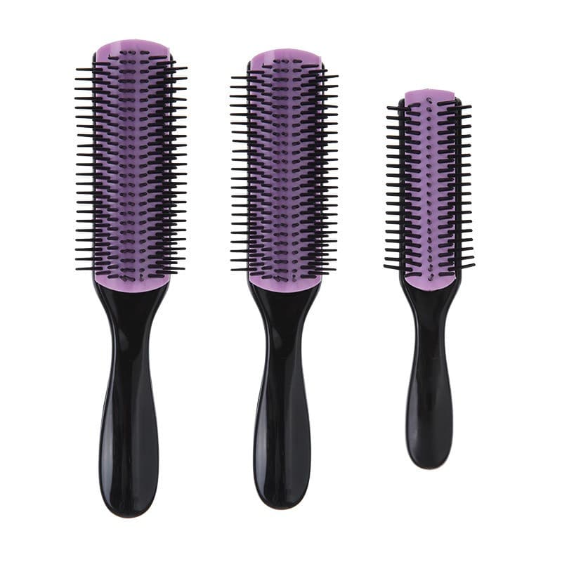 Salon Hairdresser Curling Styling Comb Cushion Straight Hair Nine-Row Comb Hair Rib Comb Salon Tool