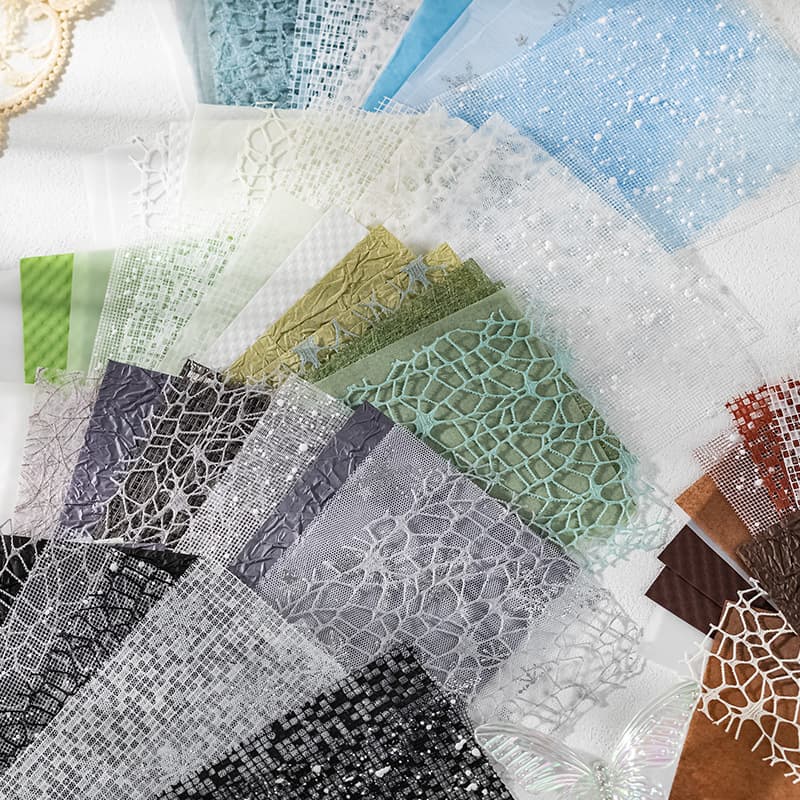 Yuxian specialty paper material pack, Athenian Wind Elephant series, retro artistic journal pain bag background decoration base paper.