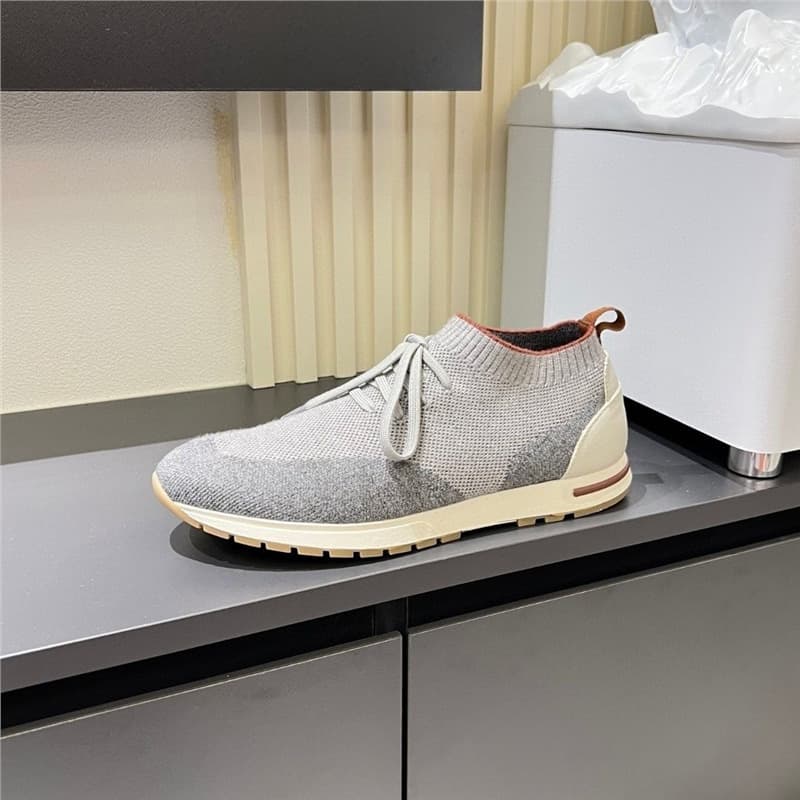Actual photo European trendy brand men's spring/summer new knit breathable casual sneakers low-top versatile men's shoes