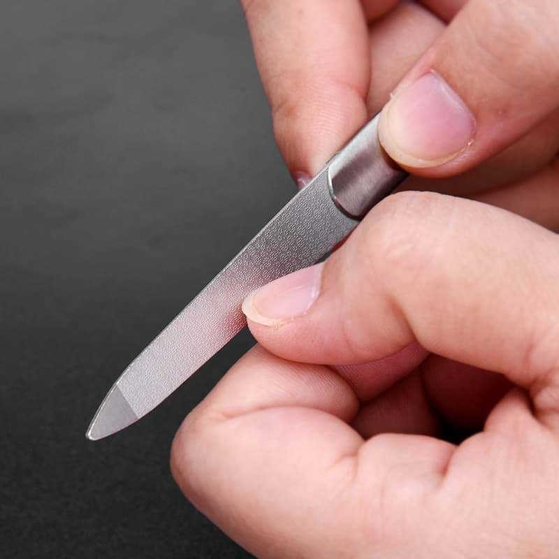 Factory Wholesale Nail Kit Small Accessories Stainless Steel Nail File Dead Skin Fork Manicure Knife Nail Kit Accessories