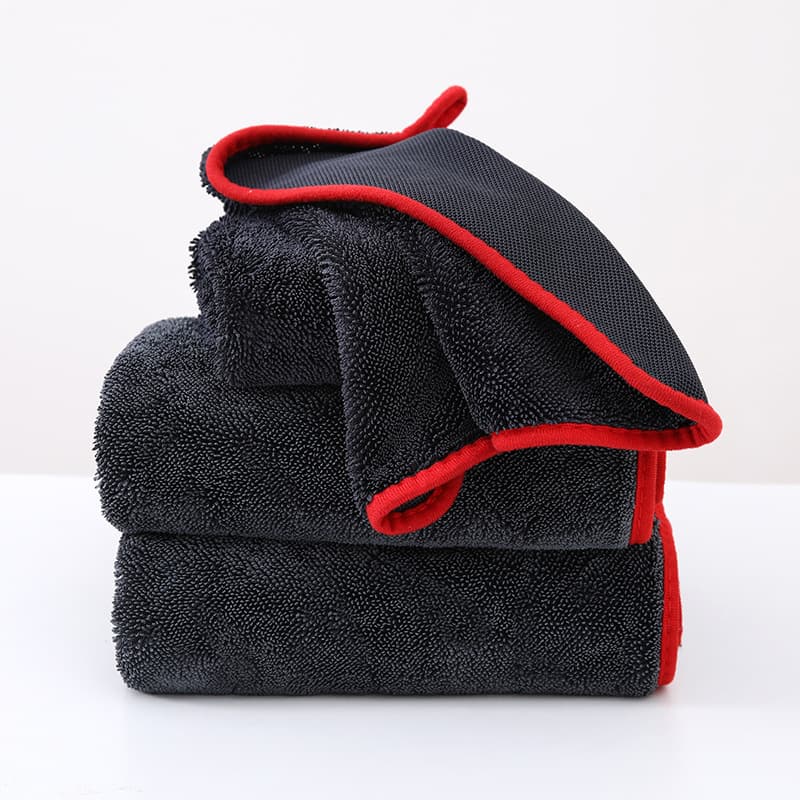 Cross-border Tassel Car Wash Towel, Large Size, Super Absorbent, Lint-Free, Tassel Drying Towel for Car Cleaning