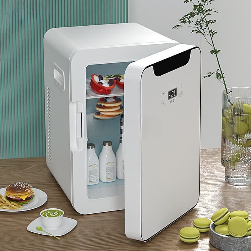 Mini Car and Home Dual-Use Refrigerator, Dormitory Student Cooling Single-Person Small Fridge