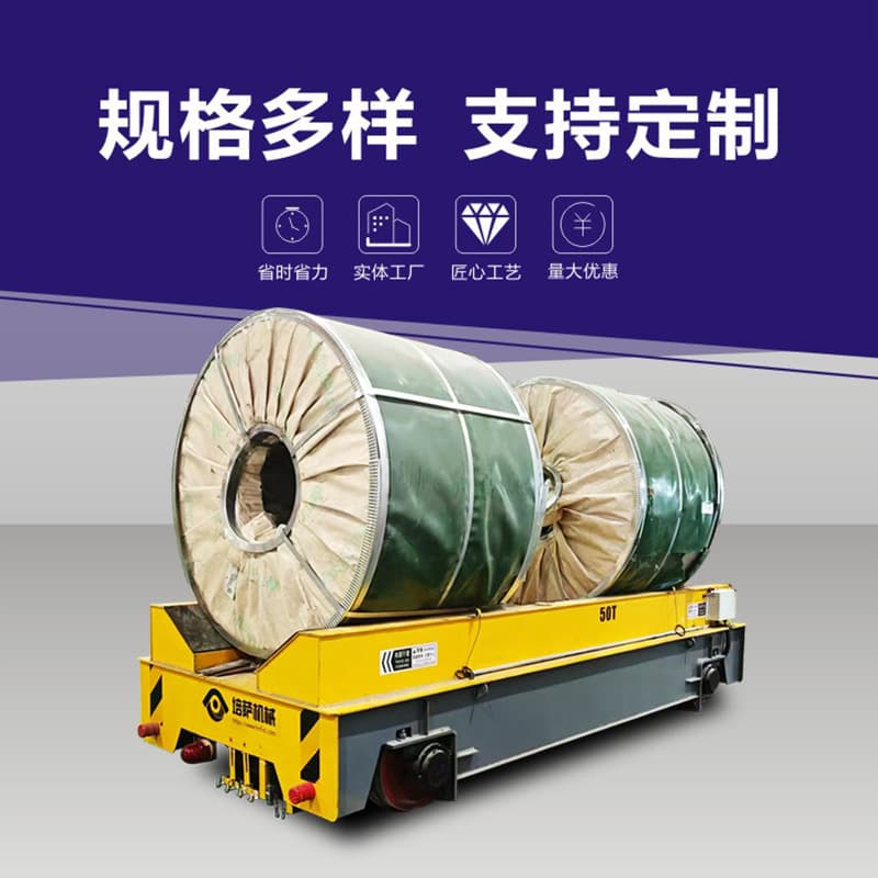 Custom Automated Guided Vehicle RGV Intelligent Flat Car Assembly Line Feeding Tracked Car RGV Rail Flat Car
