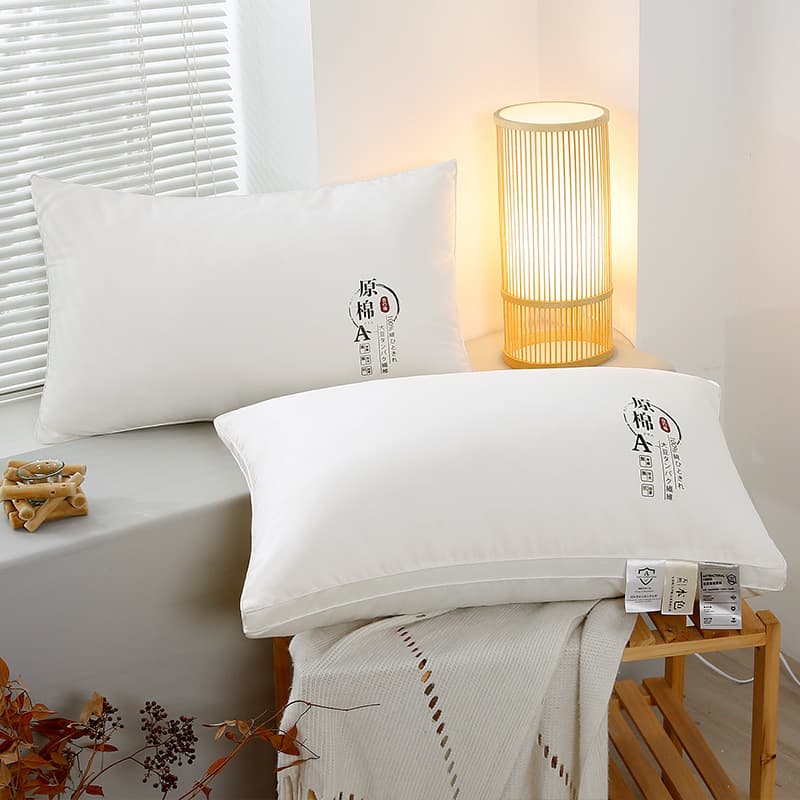Manufacturer Wholesale New Skin-friendly High Elasticity Original Cotton Pillow Core Single Pillow No Sagging