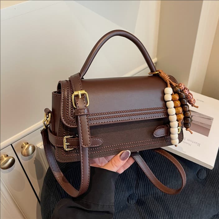 Trendy Women's Handbag with a High-End Feel, Fashionable and Versatile, Small Square Shoulder Bag, 2026 New Model, Commuter Crossbody Bag, Cross-Border