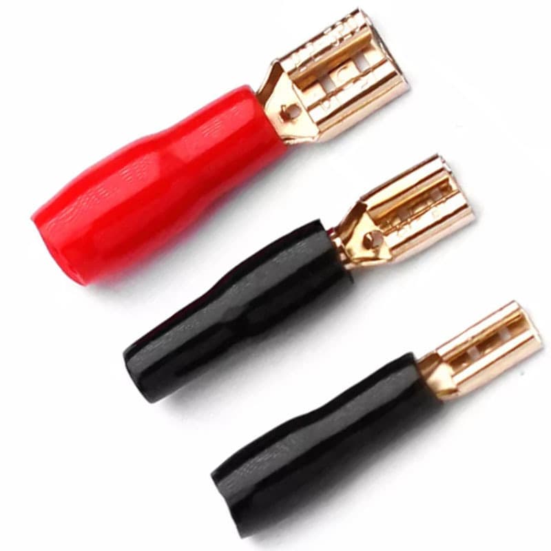 Car Audio Speaker Wire Connector Terminal, Speaker Plug Modification, Lossless Speaker, Pure Copper Gold-Plated Wire