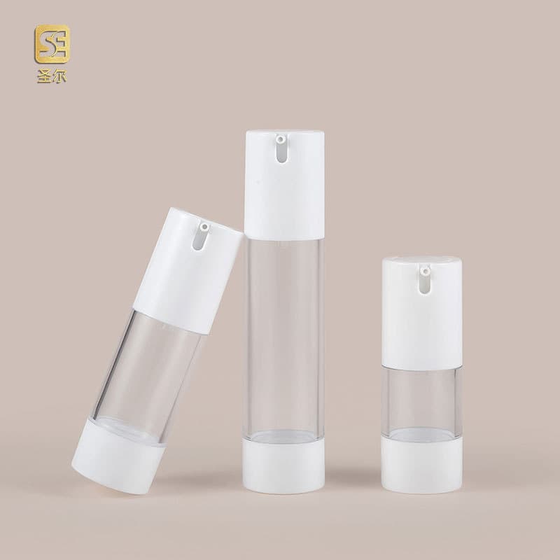 U-shaped pump 15ml30ml50ml AS material sub-bottle essence lotion bottle cosmetics press vacuum bottle