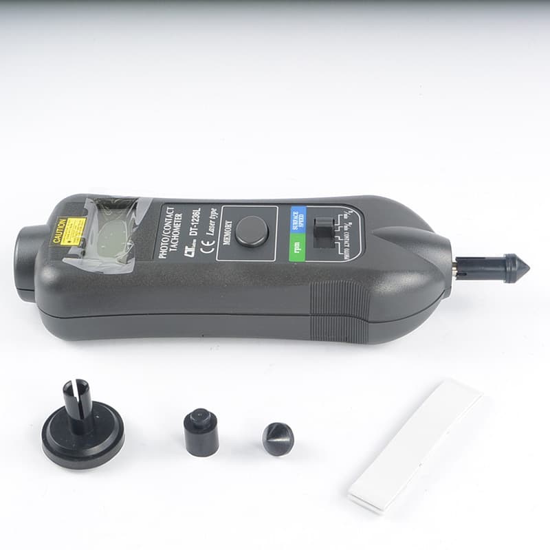 Taiwan Luchang DT-1236L laser contact dual-use tachometer high-precision speed meter digital tachometer