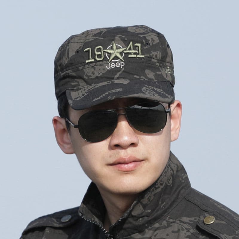 Genuine Outdoor Cotton Black Hawk Cap Special Forces Training Cap Unisex Military Enthusiast Tactical Cap Work Cap Camouflage Sun Hat