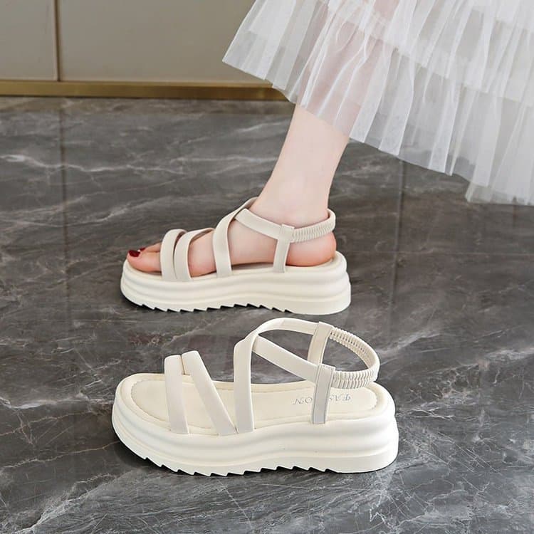 Fairy Style Platform Wedge Sandals for Women 2026 Summer New Trendy Casual Beach Shoes Versatile for Dresses
