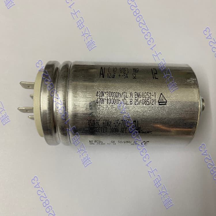 Imported Bulgarian 3.5uF C.87.8AF3 MKP AV AC Motor Starting Capacitor 420VAC