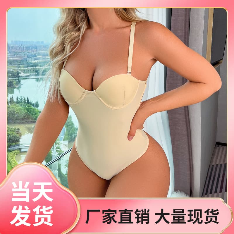 Amazon Export Women's European and American Sexy Lingerie Bodysuit Shapewear Corset Jumpsuit